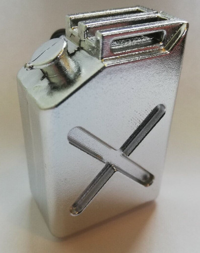 Silver fuel can jerry - silver,