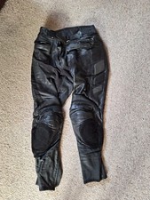 Triumph Motorcycle Perforated Leather Jeans Size 34