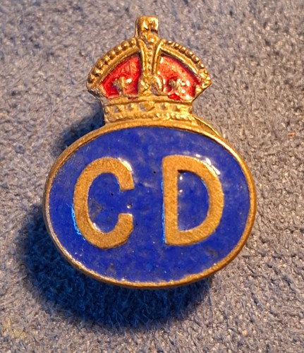 Civil defence corps lapel - civil,