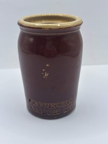 Old advertising cream pot