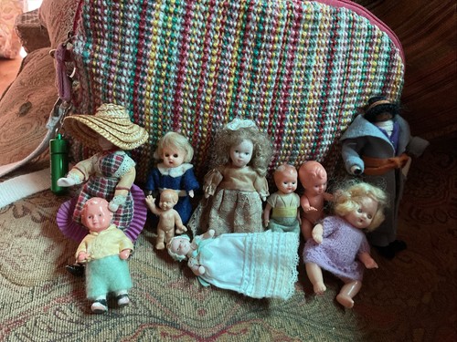 Vintage tiny dolls - vintage, most
