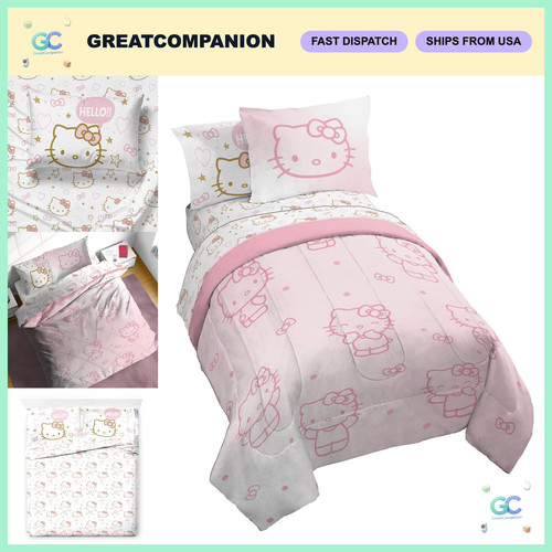 Hello kitty full comforter set - hello,