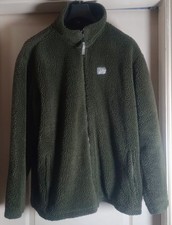 Lowe Alpine Windshield Olive Green Teddy Fleece Jacket Men's Size XL - VGC