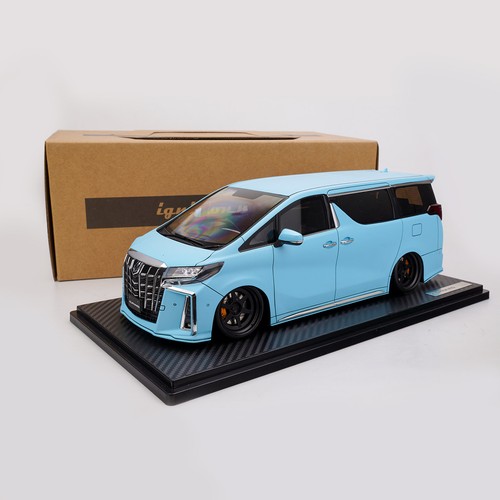 Alphard light blue van - ig,