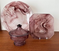 3 Pieces Davidson Cloud Purple 1930s