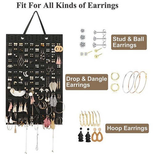 Felt jewelry organizer wall - jewelry,