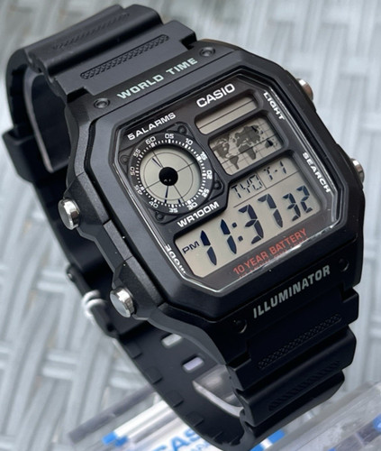 Casio 1200wh 1avdf mens - ae-1200wh-1avdf,