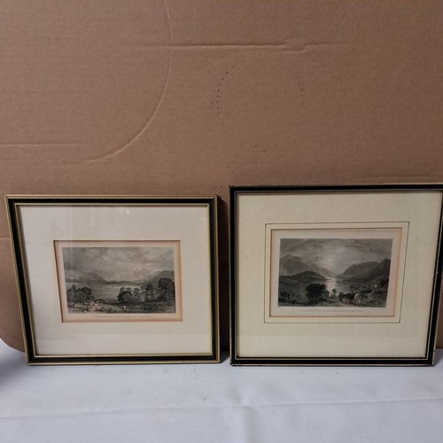 Two antique steel engravings - antique,