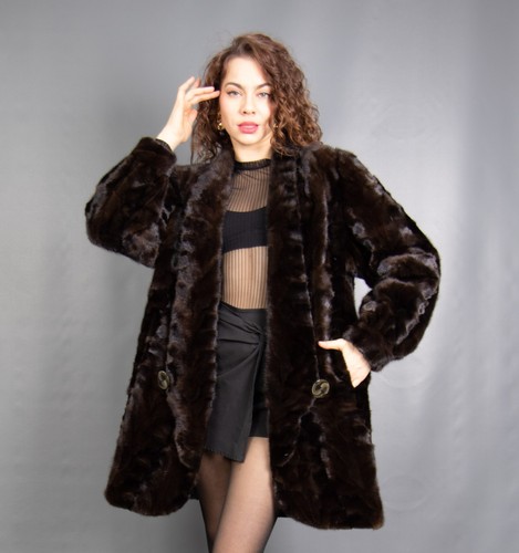 17423 gorgeous real mink coat - 17423,
