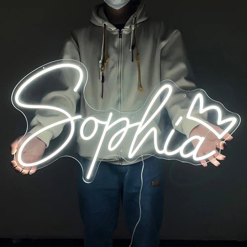 Custom name neon sign - sign,