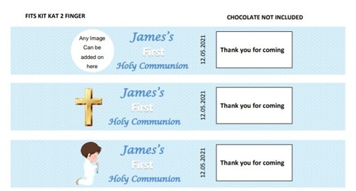 Personalised 1st holy - 10,