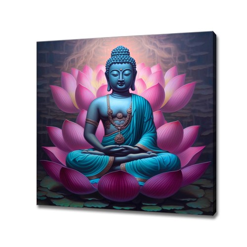 Buddha pink lotus flower - pink,