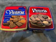 2x Victoria Luxury Biscuit Tin