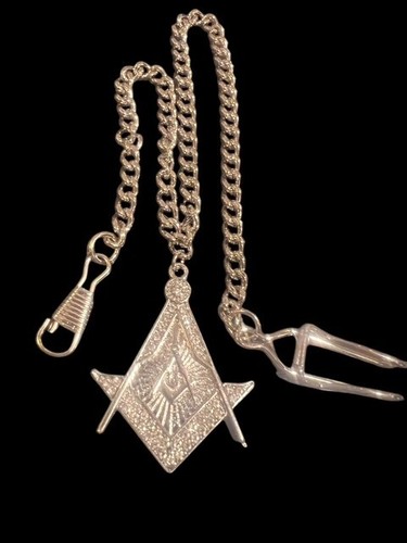 Freemason pocket watch chain - watch,