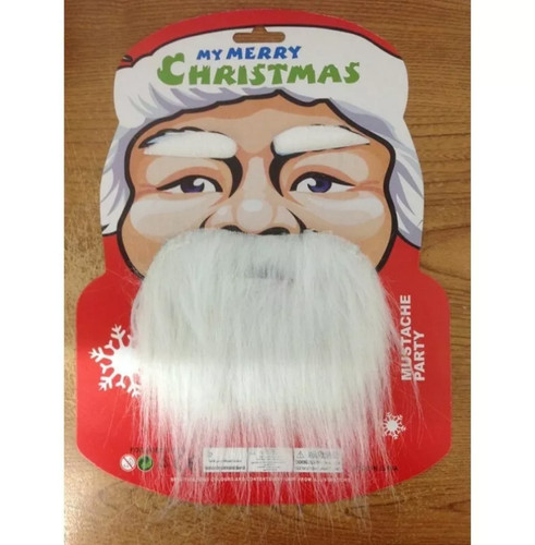 Santa claus eyebrows beard - claus,