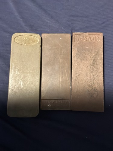 Vintage barber razor hones - barber,