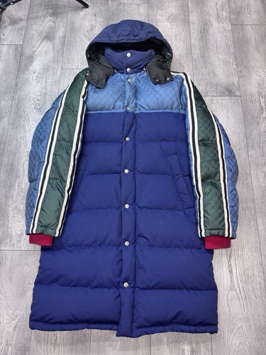 Gucci monogram long parka - gucci,