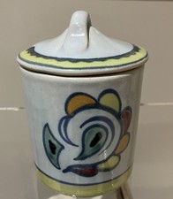 Buchan Portobello stoneware pottery Sutherland Lidded Preserves Pot Scotland