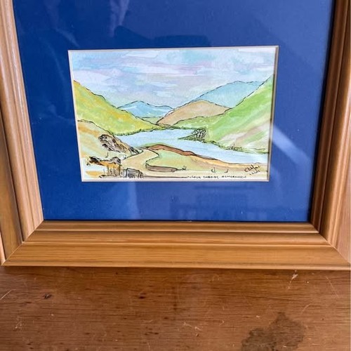 Original painting loch - of,
