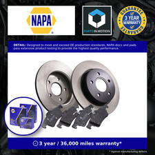 2x Solid Brake Discs and Pads
