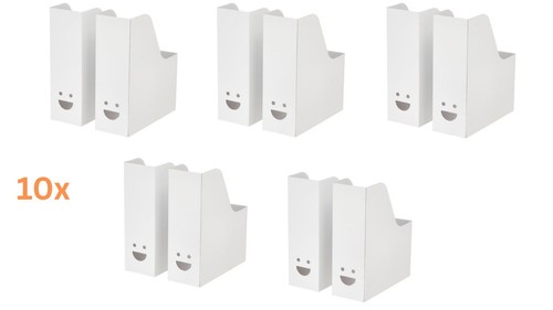 10x ikea tjabba white magazine - 10x,