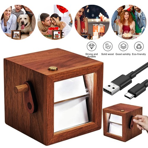 Custom wooden flipbook - wooden, photo