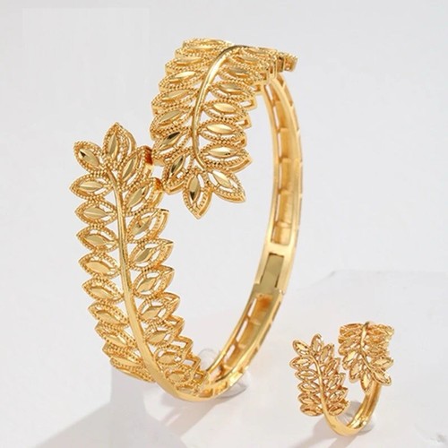 24k gold plated leaf - gold,