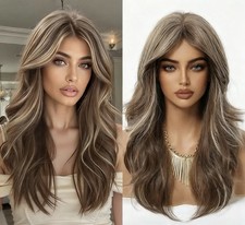 Long Wavy Balayage Wig for