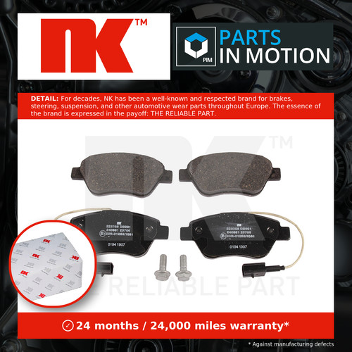 Brake pads set fits alfa - set,