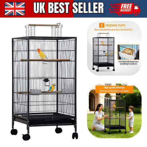 African black cage large open - black,