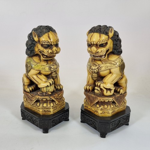 Vintage pair chinese - chinese, resin