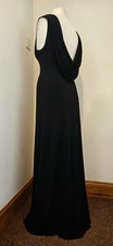 COAST Dress Sz 18 black cowl