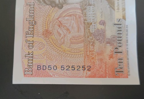 Polymer ten pound note - 10,