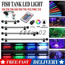 Submersible Aquarium Light Underwater RGB Multicolour LED Lights for Fish Tank