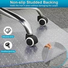 PVC Carpet Floor Protector Mat Non-Slip 90x120cm