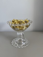 Vintage Glass Pedestal Dish