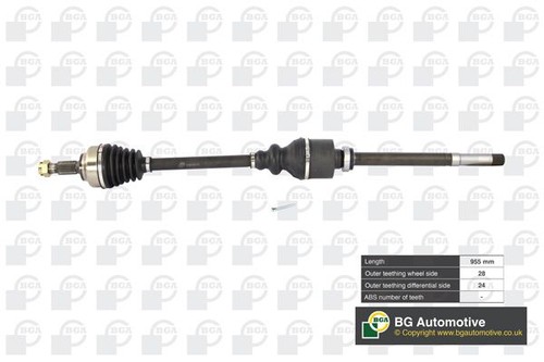 Bga ds6736r drive shaft right - drive,