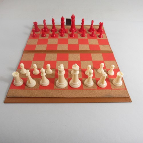 Vintage plastic staunton chess - vintage,