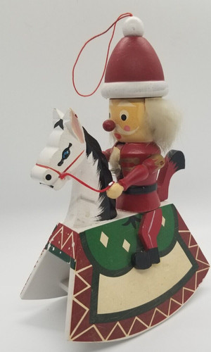 Ornament large santa - large,