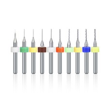 10pcs PCB Micro Drill Bits CNC