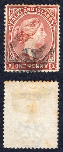 Falkland sg11 red - falkland, 1d