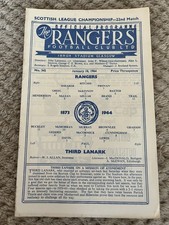 RANGERS V THIRD LANARK