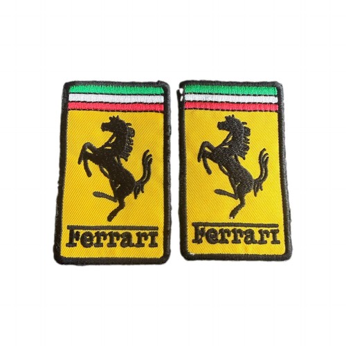 Ferrari new 2pcs logo patch - ferrari,