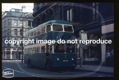 Original bus trolleybus slide - original,