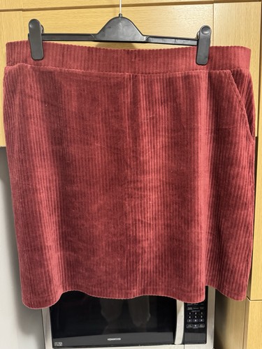 Burgundy skirt with - burgundy,