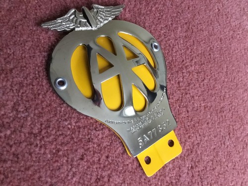 Vintage car badge - car, (