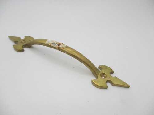 Vintage brass door handle - brass,