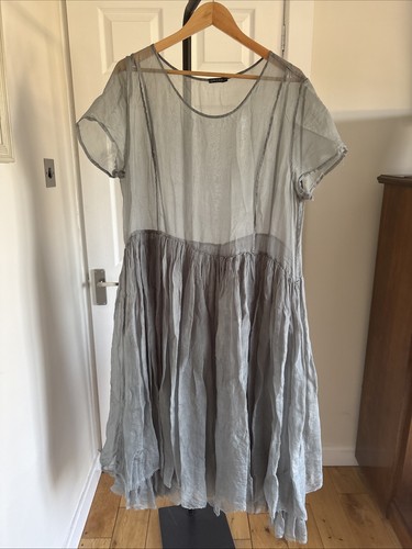 See thru silk - thru, dress
