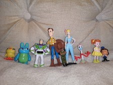 Disney TOY STORY 4 Mini Figures Playset Cake Toppers X 9