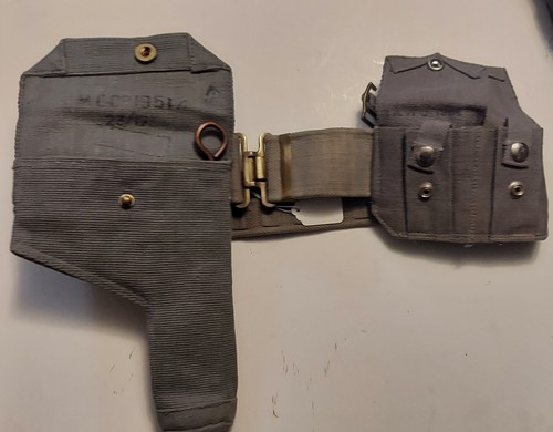 Raf canvas pistol belt - uk,